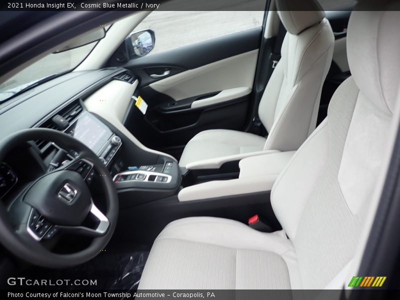 Cosmic Blue Metallic / Ivory 2021 Honda Insight EX