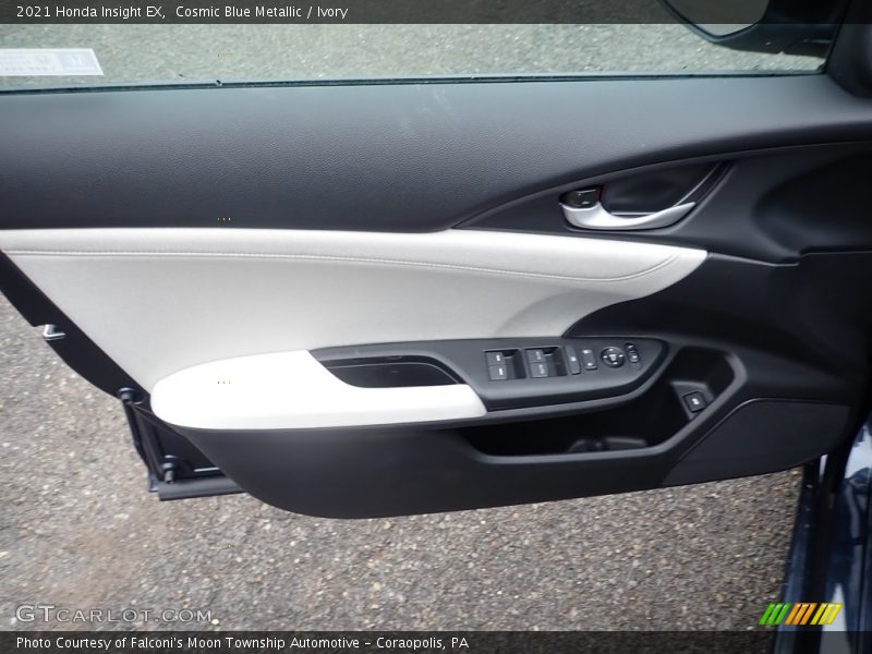 Cosmic Blue Metallic / Ivory 2021 Honda Insight EX