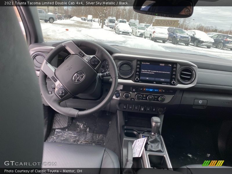 Silver Sky Metallic / Black 2021 Toyota Tacoma Limited Double Cab 4x4