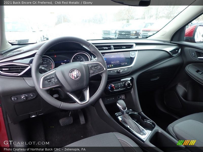 Chili Red Metallic / Ebony 2021 Buick Encore GX Preferred