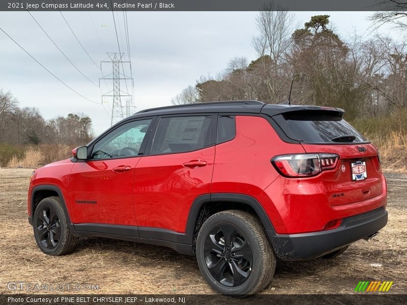 Redline Pearl / Black 2021 Jeep Compass Latitude 4x4