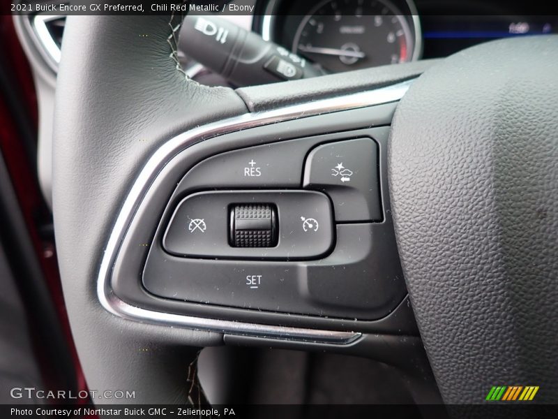 Chili Red Metallic / Ebony 2021 Buick Encore GX Preferred