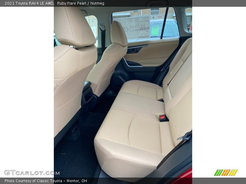 Ruby Flare Pearl / Nutmeg 2021 Toyota RAV4 LE AWD
