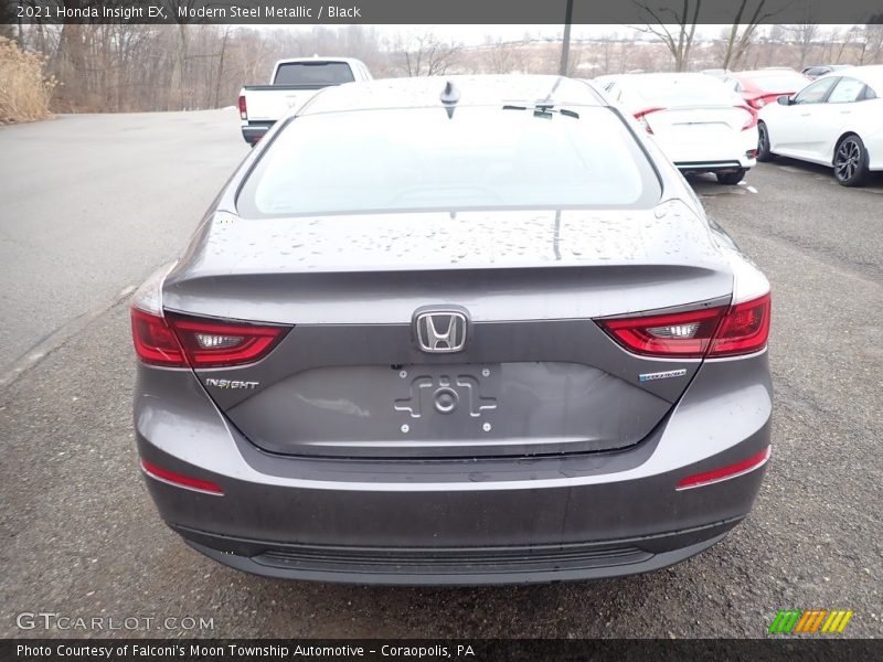 Modern Steel Metallic / Black 2021 Honda Insight EX