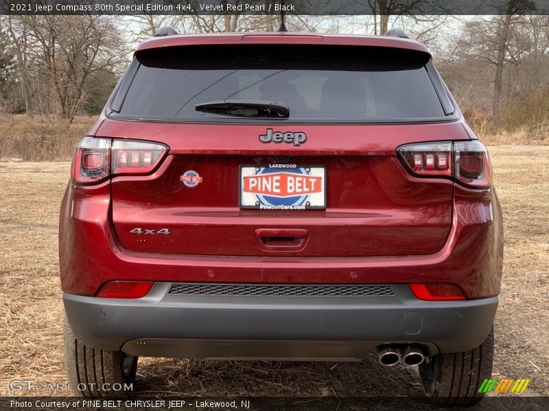 Velvet Red Pearl / Black 2021 Jeep Compass 80th Special Edition 4x4