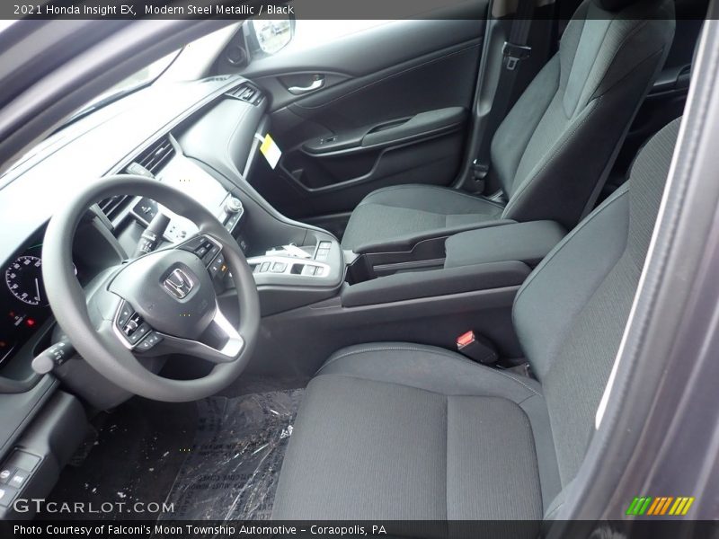 Modern Steel Metallic / Black 2021 Honda Insight EX