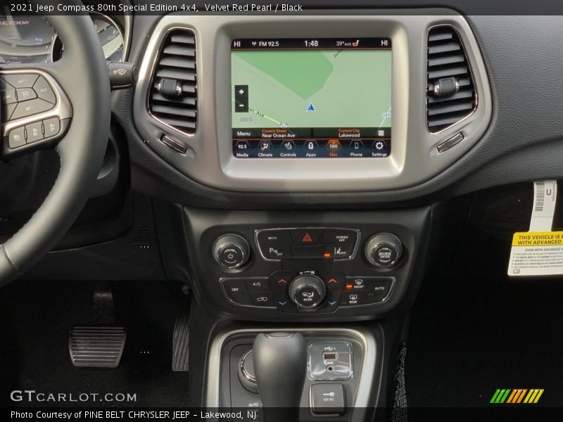Velvet Red Pearl / Black 2021 Jeep Compass 80th Special Edition 4x4