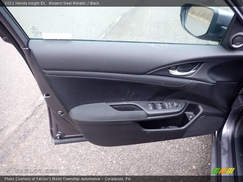 Modern Steel Metallic / Black 2021 Honda Insight EX