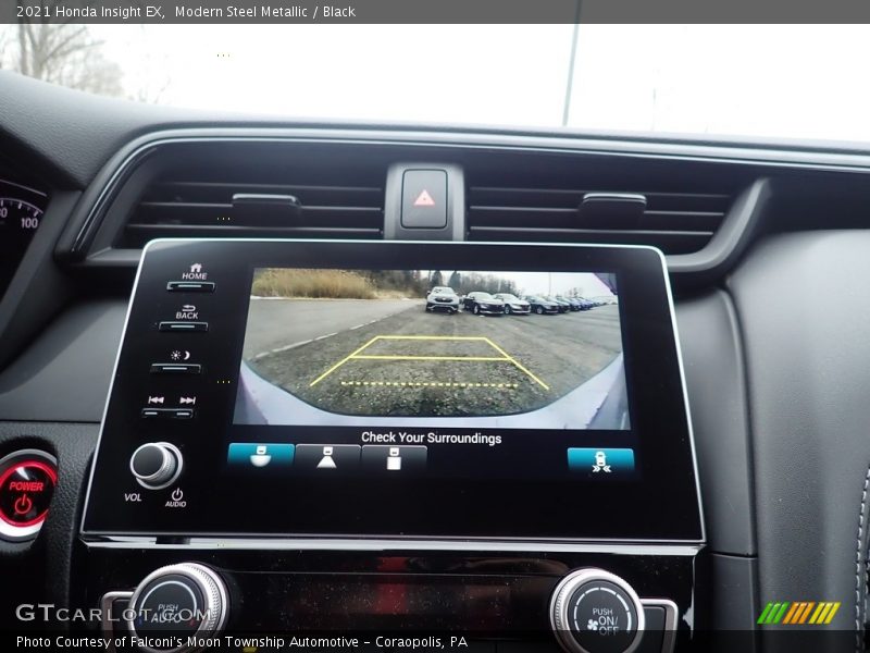 Modern Steel Metallic / Black 2021 Honda Insight EX