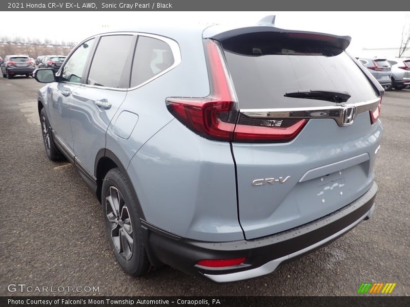 Sonic Gray Pearl / Black 2021 Honda CR-V EX-L AWD