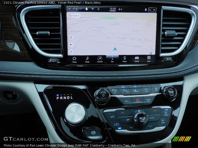 Navigation of 2021 Pacifica Limited AWD