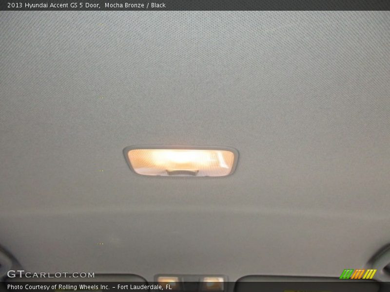 Mocha Bronze / Black 2013 Hyundai Accent GS 5 Door