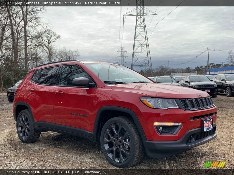 Redline Pearl / Black 2021 Jeep Compass 80th Special Edition 4x4