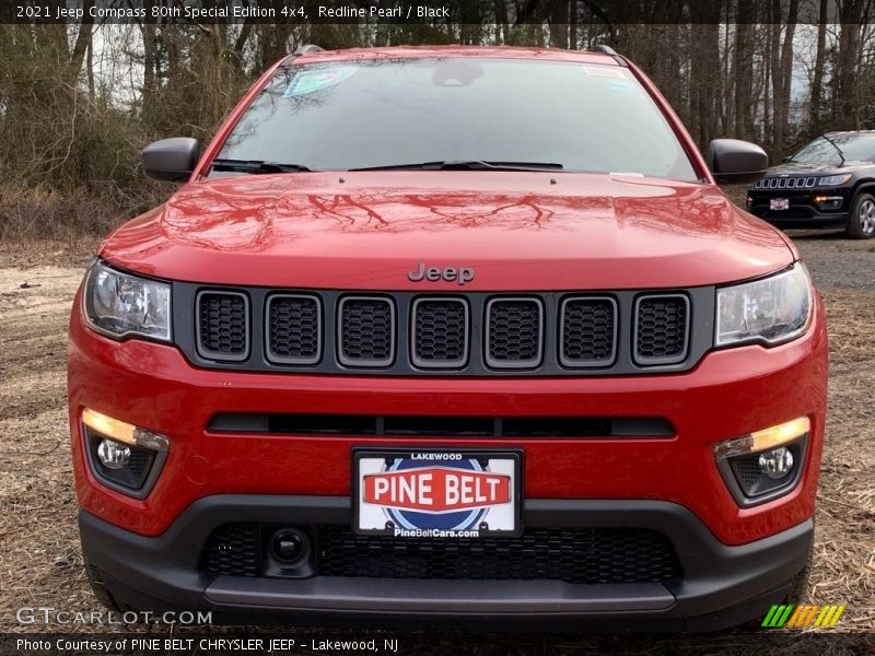 Redline Pearl / Black 2021 Jeep Compass 80th Special Edition 4x4