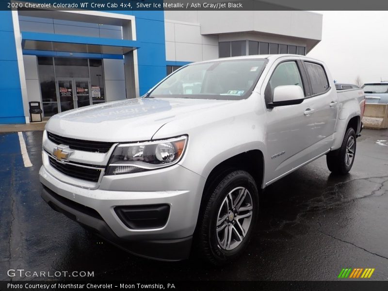 Silver Ice Metallic / Ash Gray/Jet Black 2020 Chevrolet Colorado WT Crew Cab 4x4