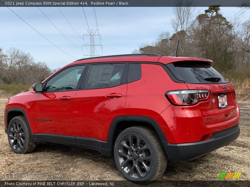 Redline Pearl / Black 2021 Jeep Compass 80th Special Edition 4x4