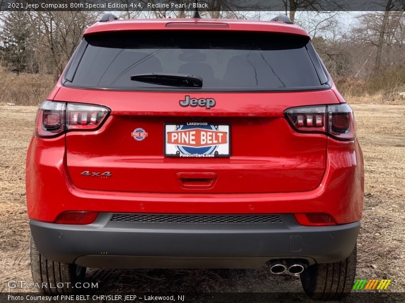 Redline Pearl / Black 2021 Jeep Compass 80th Special Edition 4x4