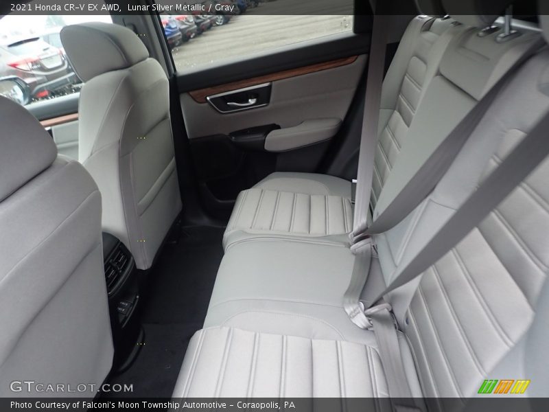Lunar Silver Metallic / Gray 2021 Honda CR-V EX AWD