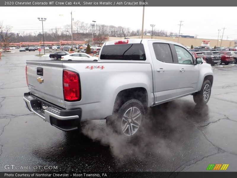 Silver Ice Metallic / Ash Gray/Jet Black 2020 Chevrolet Colorado WT Crew Cab 4x4