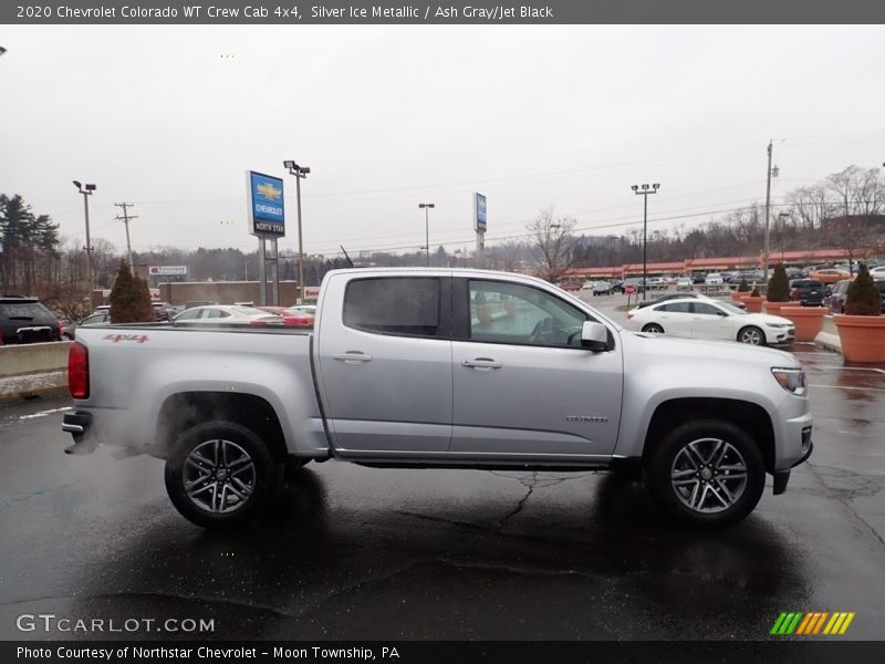 Silver Ice Metallic / Ash Gray/Jet Black 2020 Chevrolet Colorado WT Crew Cab 4x4