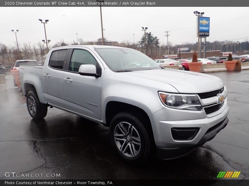 Silver Ice Metallic / Ash Gray/Jet Black 2020 Chevrolet Colorado WT Crew Cab 4x4