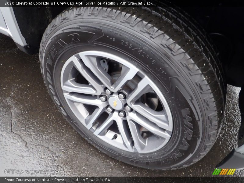 Silver Ice Metallic / Ash Gray/Jet Black 2020 Chevrolet Colorado WT Crew Cab 4x4