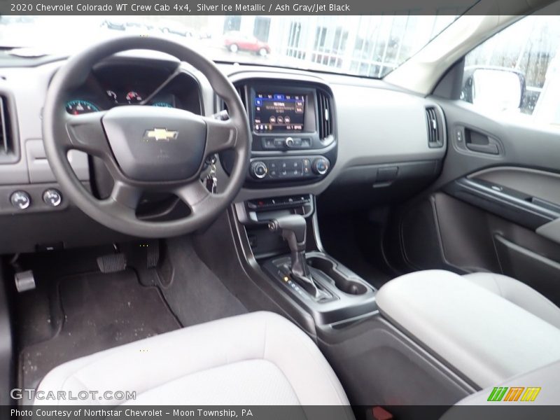 Silver Ice Metallic / Ash Gray/Jet Black 2020 Chevrolet Colorado WT Crew Cab 4x4