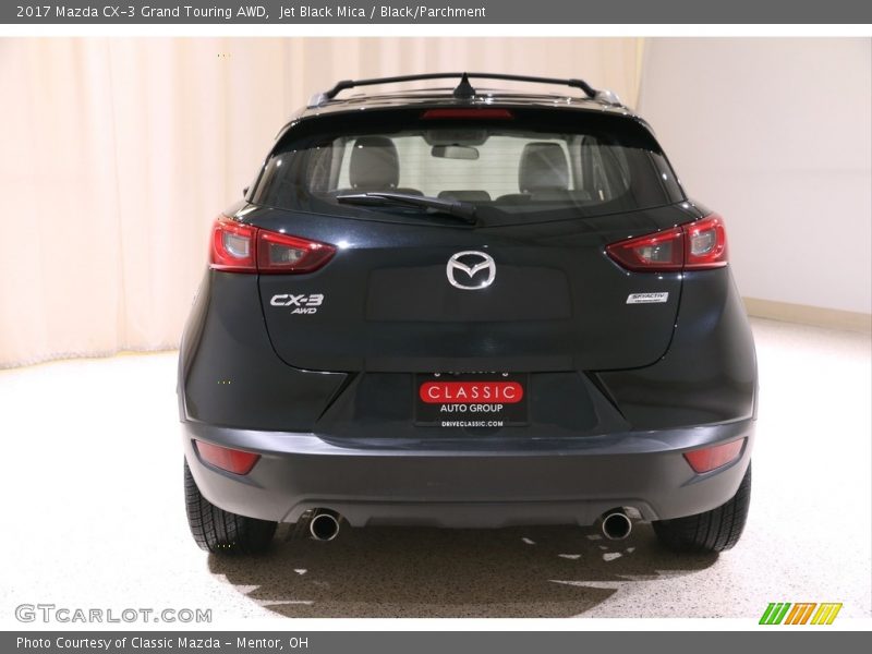 Jet Black Mica / Black/Parchment 2017 Mazda CX-3 Grand Touring AWD