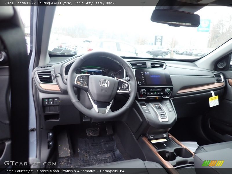  2021 CR-V Touring AWD Hybrid Black Interior