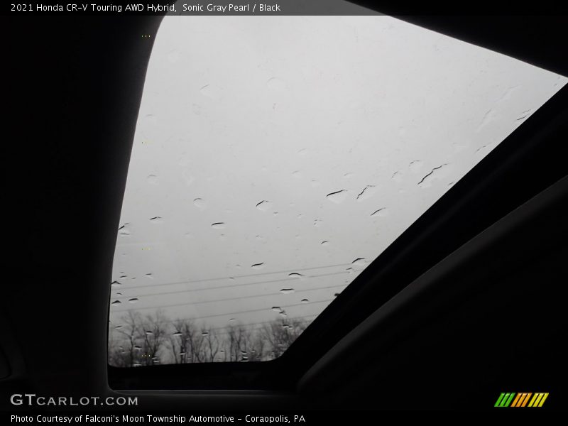 Sonic Gray Pearl / Black 2021 Honda CR-V Touring AWD Hybrid