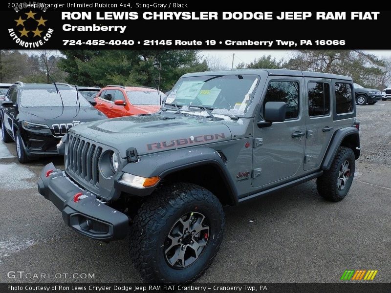 Sting-Gray / Black 2021 Jeep Wrangler Unlimited Rubicon 4x4