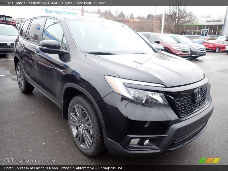 Crystal Black Pearl / Black 2021 Honda Passport EX-L AWD