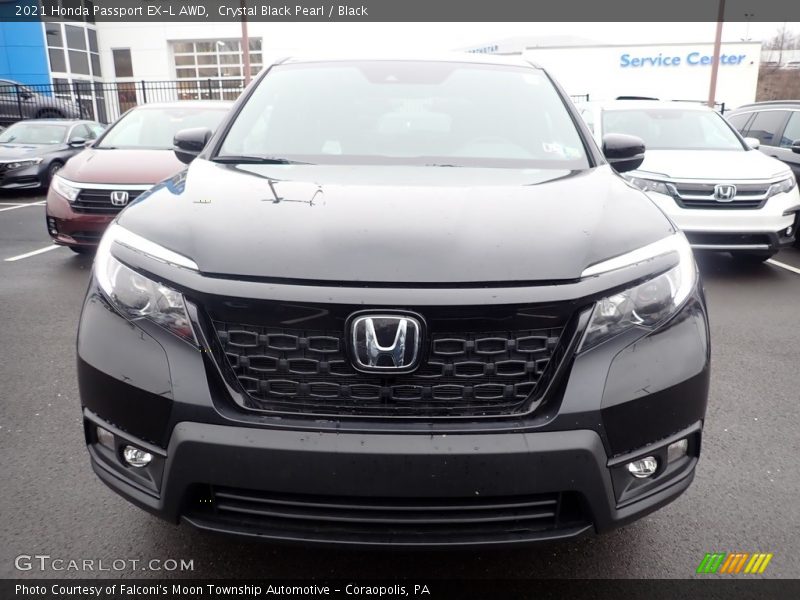 Crystal Black Pearl / Black 2021 Honda Passport EX-L AWD