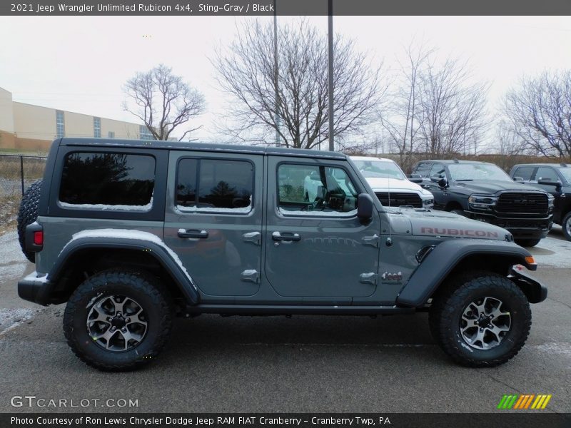 Sting-Gray / Black 2021 Jeep Wrangler Unlimited Rubicon 4x4