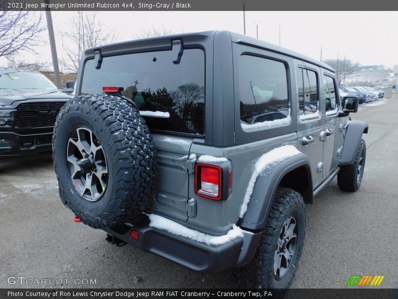 Sting-Gray / Black 2021 Jeep Wrangler Unlimited Rubicon 4x4