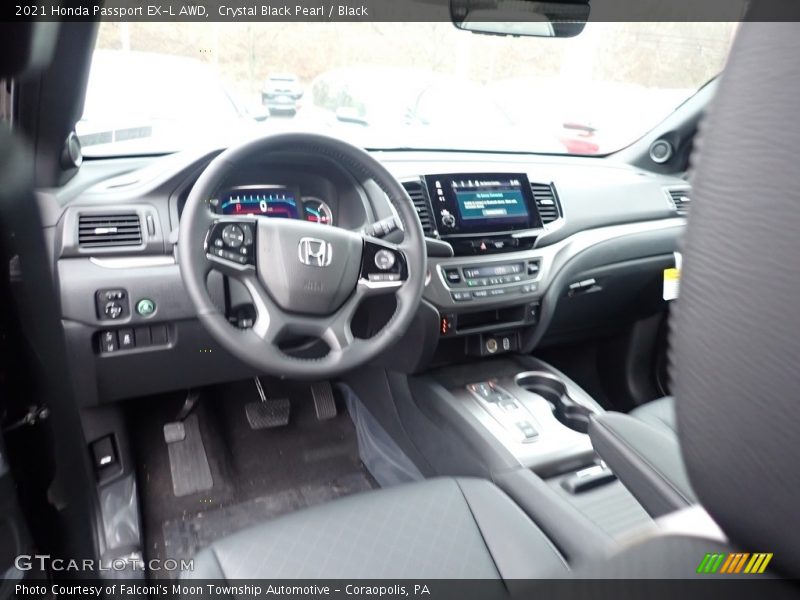 Crystal Black Pearl / Black 2021 Honda Passport EX-L AWD