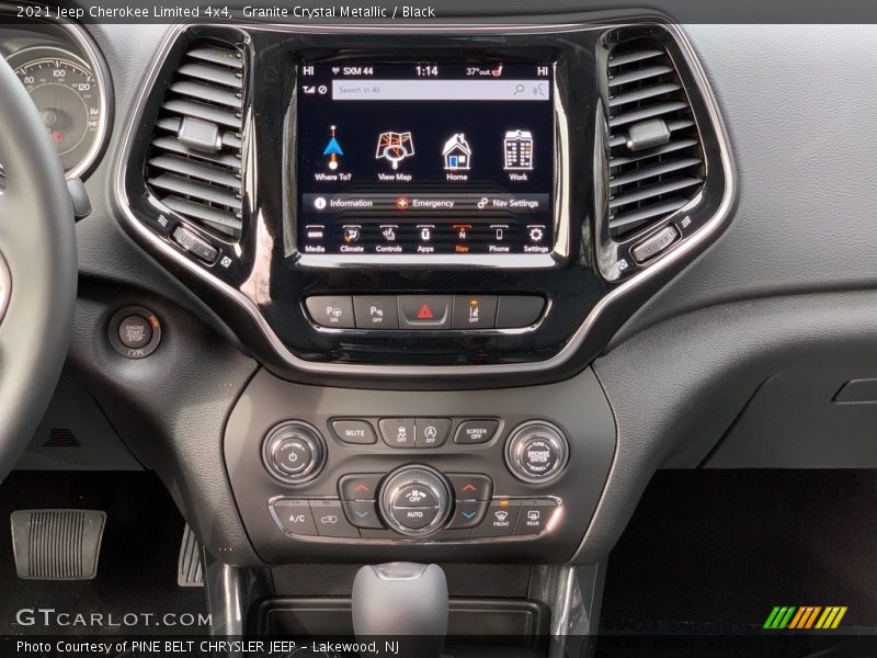Granite Crystal Metallic / Black 2021 Jeep Cherokee Limited 4x4