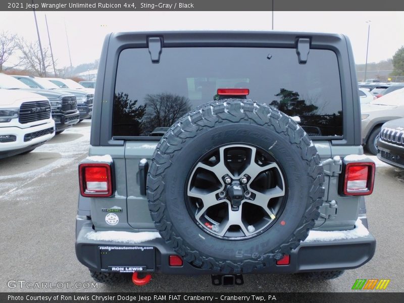 Sting-Gray / Black 2021 Jeep Wrangler Unlimited Rubicon 4x4