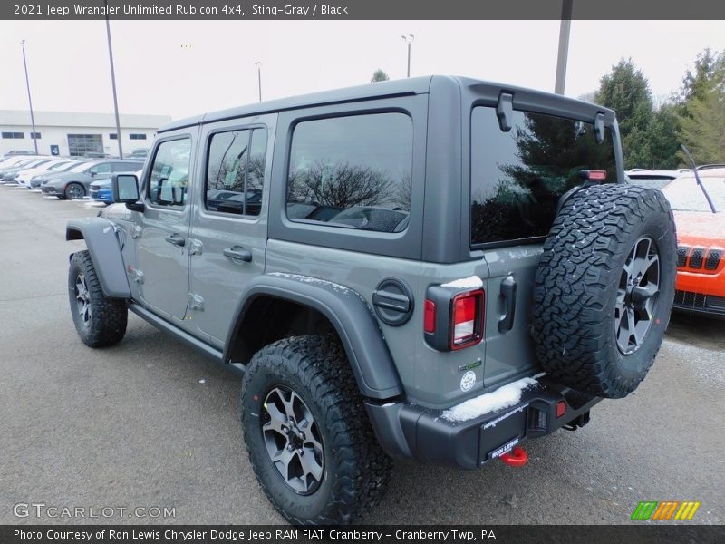 Sting-Gray / Black 2021 Jeep Wrangler Unlimited Rubicon 4x4