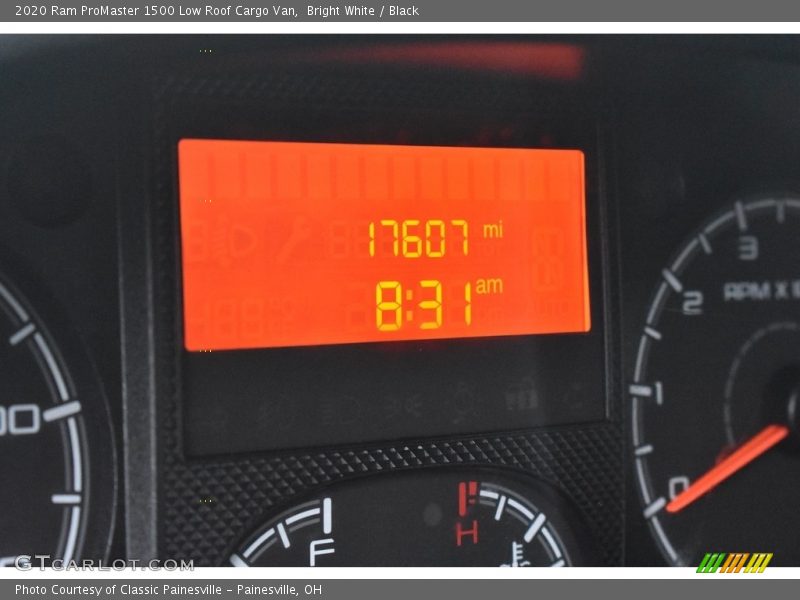 Bright White / Black 2020 Ram ProMaster 1500 Low Roof Cargo Van