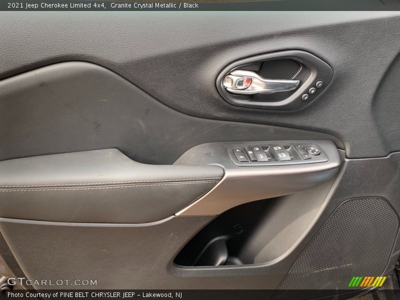 Granite Crystal Metallic / Black 2021 Jeep Cherokee Limited 4x4