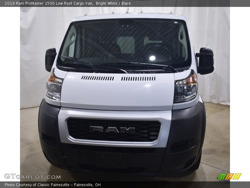 Bright White / Black 2019 Ram ProMaster 1500 Low Roof Cargo Van