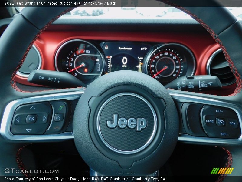 Sting-Gray / Black 2021 Jeep Wrangler Unlimited Rubicon 4x4