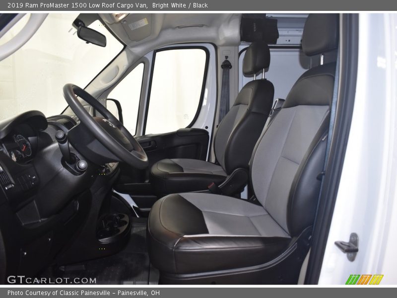 Bright White / Black 2019 Ram ProMaster 1500 Low Roof Cargo Van