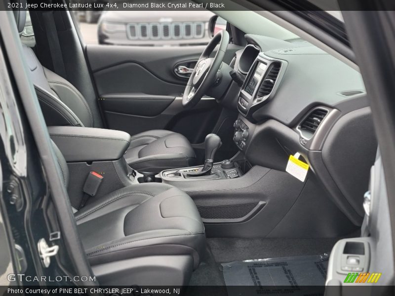 Diamond Black Crystal Pearl / Black 2021 Jeep Cherokee Latitude Lux 4x4