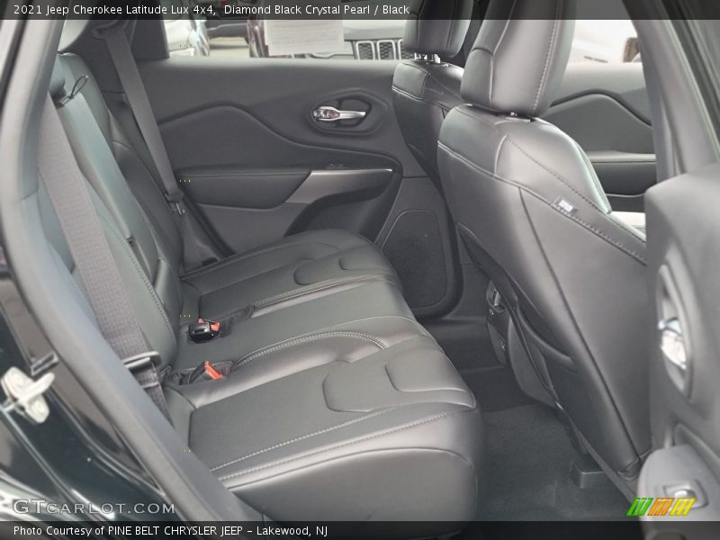 Diamond Black Crystal Pearl / Black 2021 Jeep Cherokee Latitude Lux 4x4
