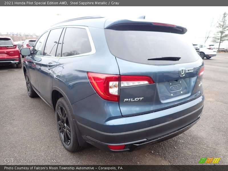 Steel Sapphire Metallic / Gray 2021 Honda Pilot Special Edition AWD