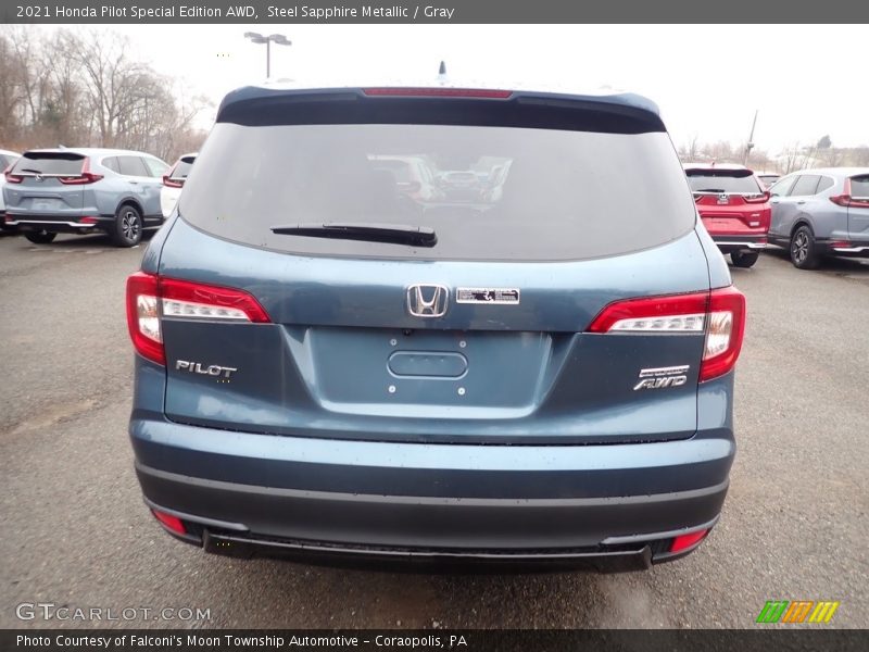 Steel Sapphire Metallic / Gray 2021 Honda Pilot Special Edition AWD