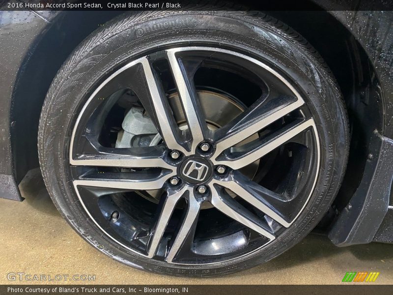 Crystal Black Pearl / Black 2016 Honda Accord Sport Sedan