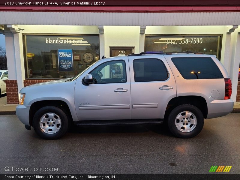 Silver Ice Metallic / Ebony 2013 Chevrolet Tahoe LT 4x4